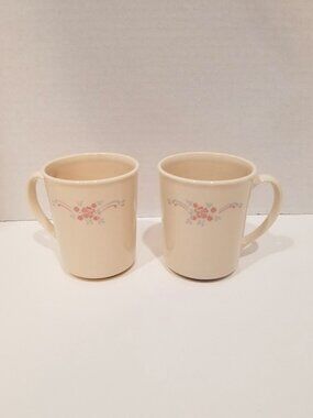 Corelle English Breakfast Mugs, set of 2, EUC